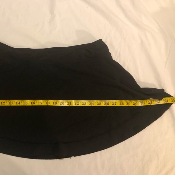 Prince black two layer tennis skirt, XL - Picture 7 of 12